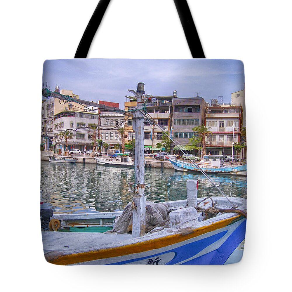 Fishing Tote Bag featuring the photograph Fishing Boat by Bill Hamilton