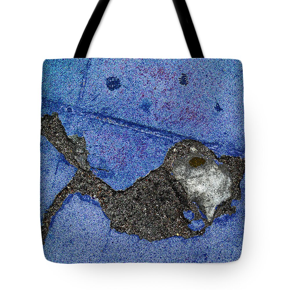 Fishing In The Cement Pond Tote Bag featuring the photograph Fishing In The Cement Pond by Kenneth James