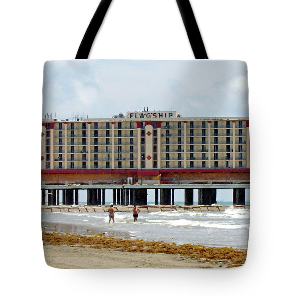 Texas Tote Bag featuring the photograph Flagship by Erich Grant