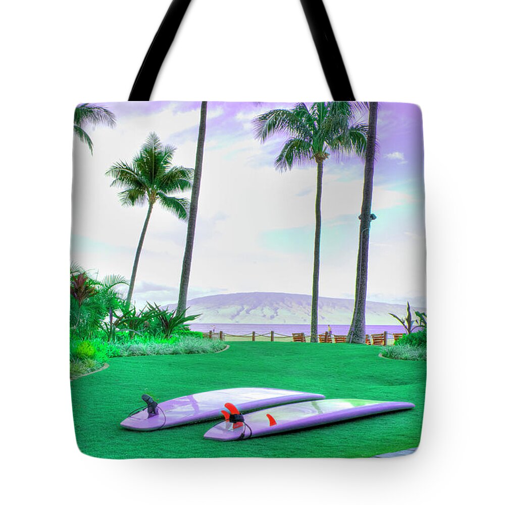 Landscape Tote Bag featuring the photograph Flat Day by Arthur Fix