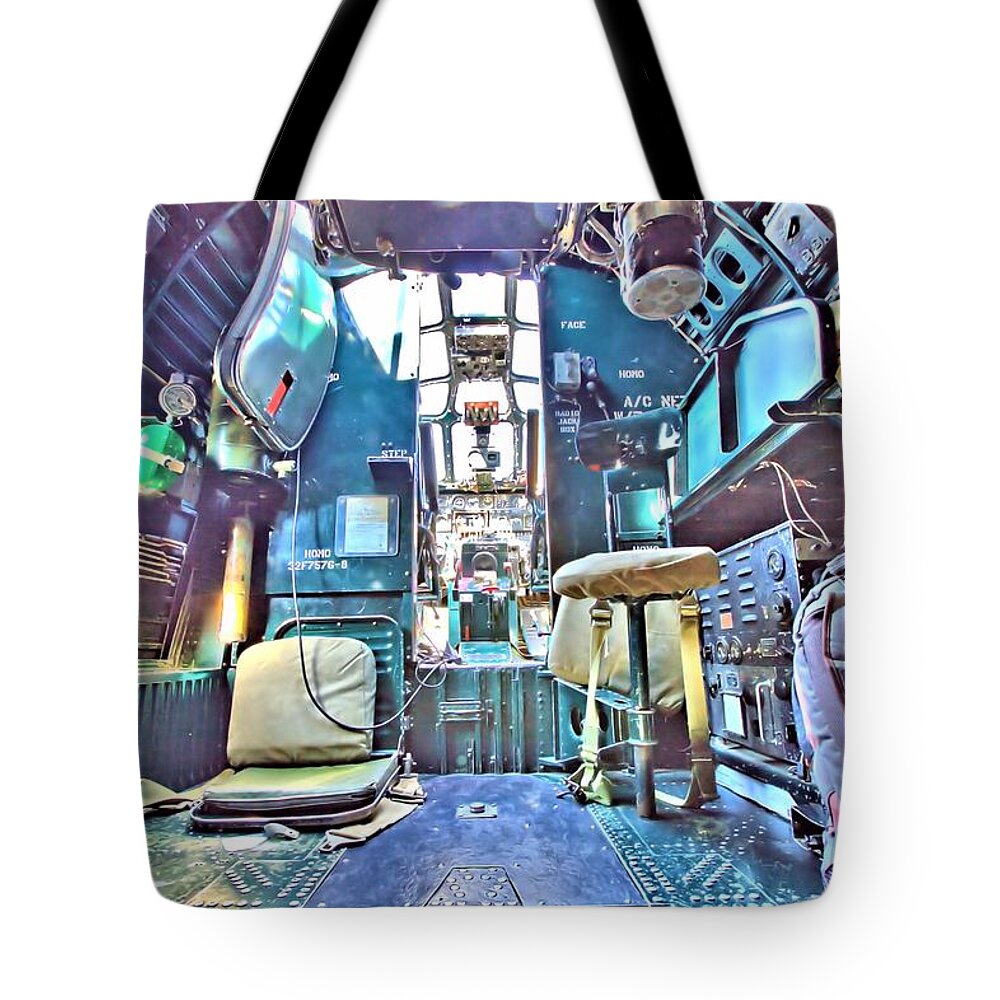 9264 Tote Bag featuring the photograph Flight Deck by Gordon Elwell