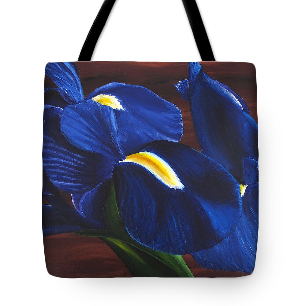 Flora Tote Bag featuring the painting Flora Series-Number 9 by Jim Harper