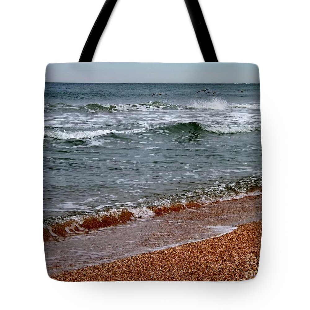 Beach Tote Bag featuring the photograph Florida Dreaming by Brigitte Emme