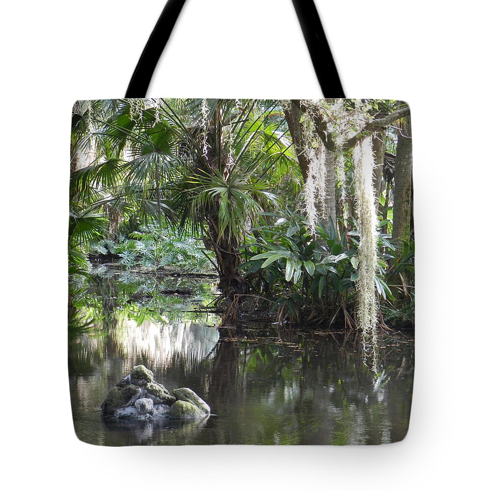 Florida Tote Bag featuring the photograph Florida Reflection by Deborah Ferree
