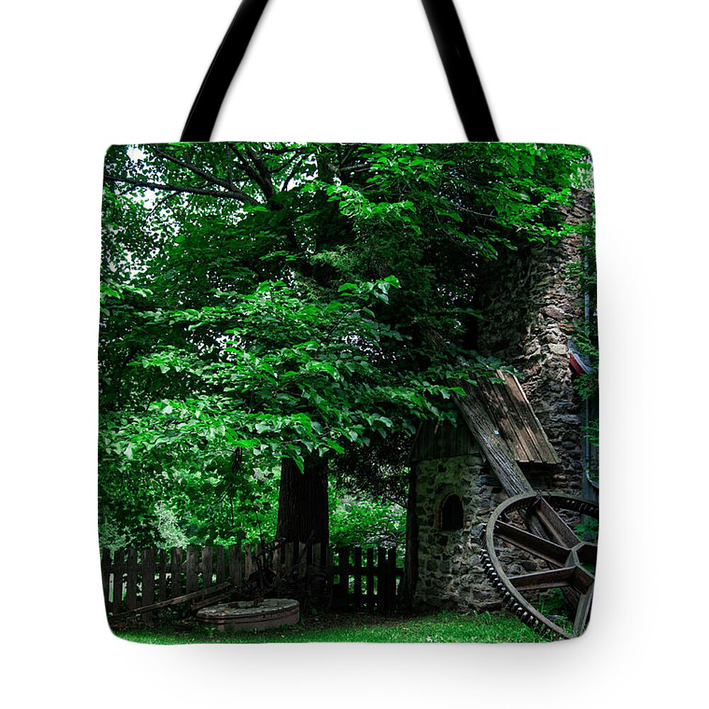 Oven Tote Bag featuring the photograph Flour Mill Oven by Bianca Nadeau
