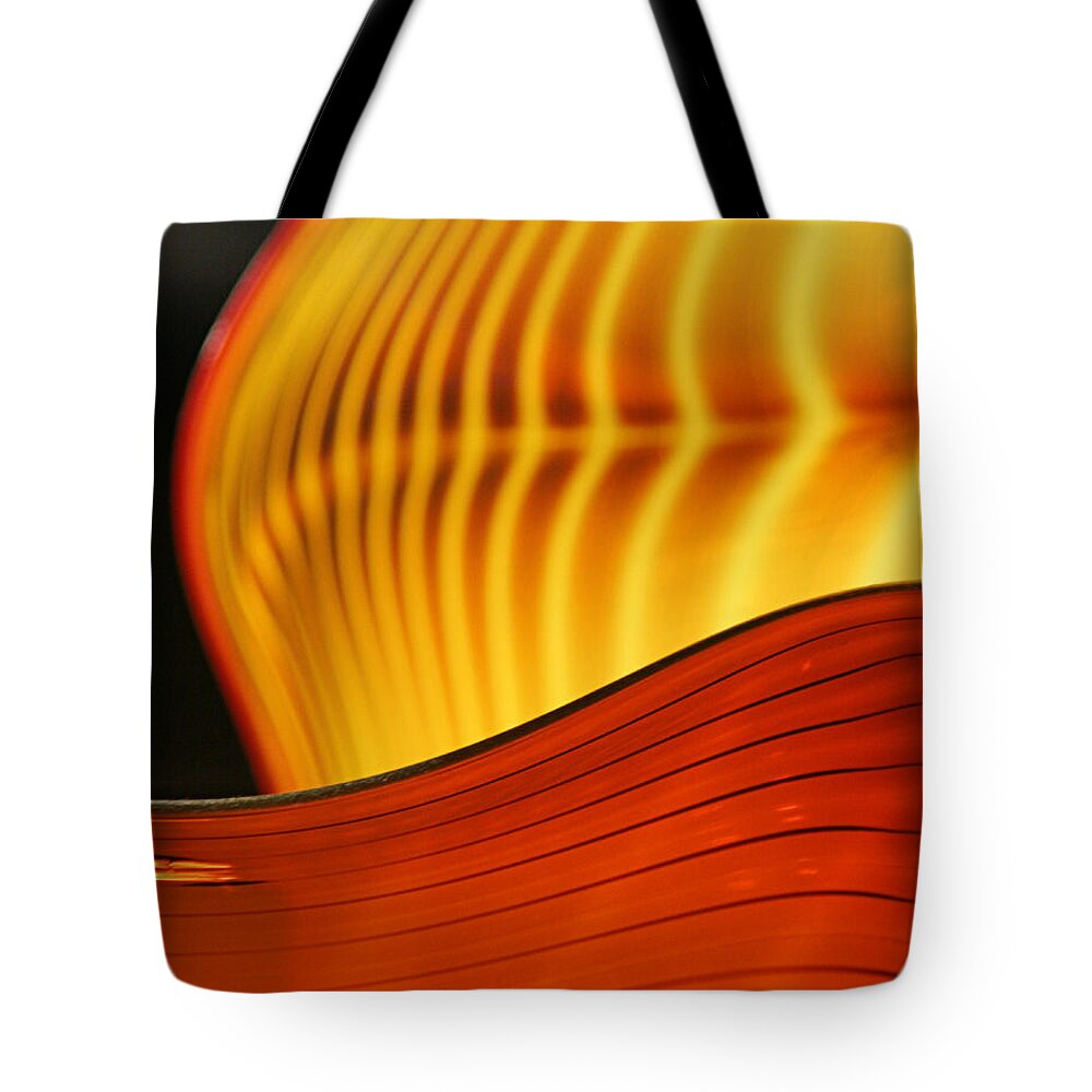 Orange Tote Bag featuring the photograph Flow by Eileen Gayle