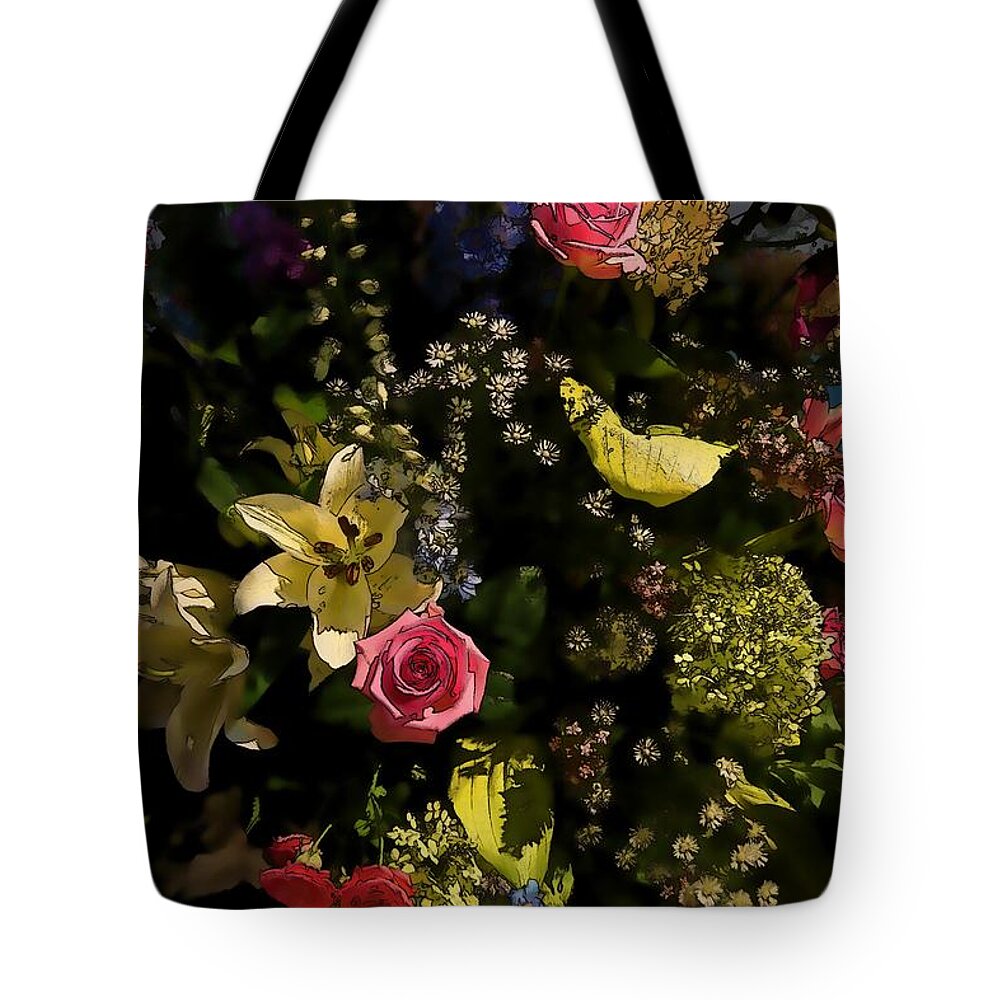 Flower Tote Bag featuring the photograph Flower festival by Ron Harpham
