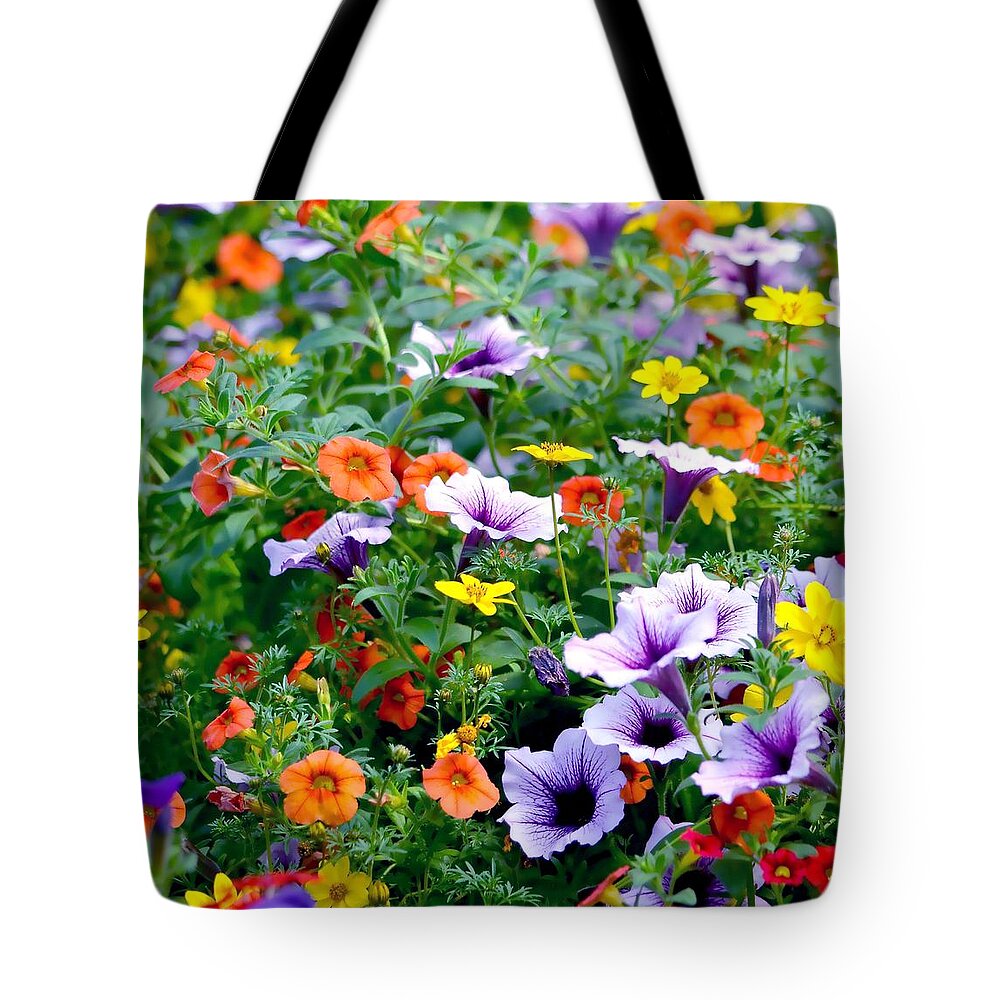 Flower Tote Bag featuring the photograph Flower Power by Deena Stoddard
