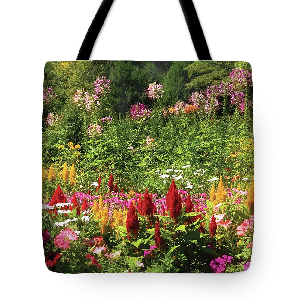 Flowers Tote Bag featuring the photograph Flower - Wild Flowers by Mike Savad