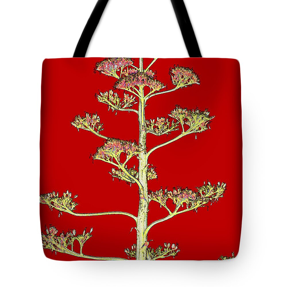Desert Tote Bag featuring the photograph Flowering Yucca by Andre Aleksis