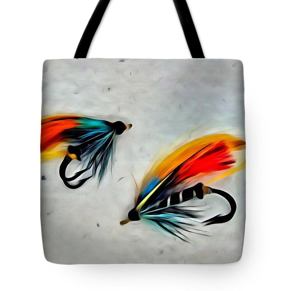 Fly Fishing Colors Tote Bag by Florian Rodarte - Florian Rodarte