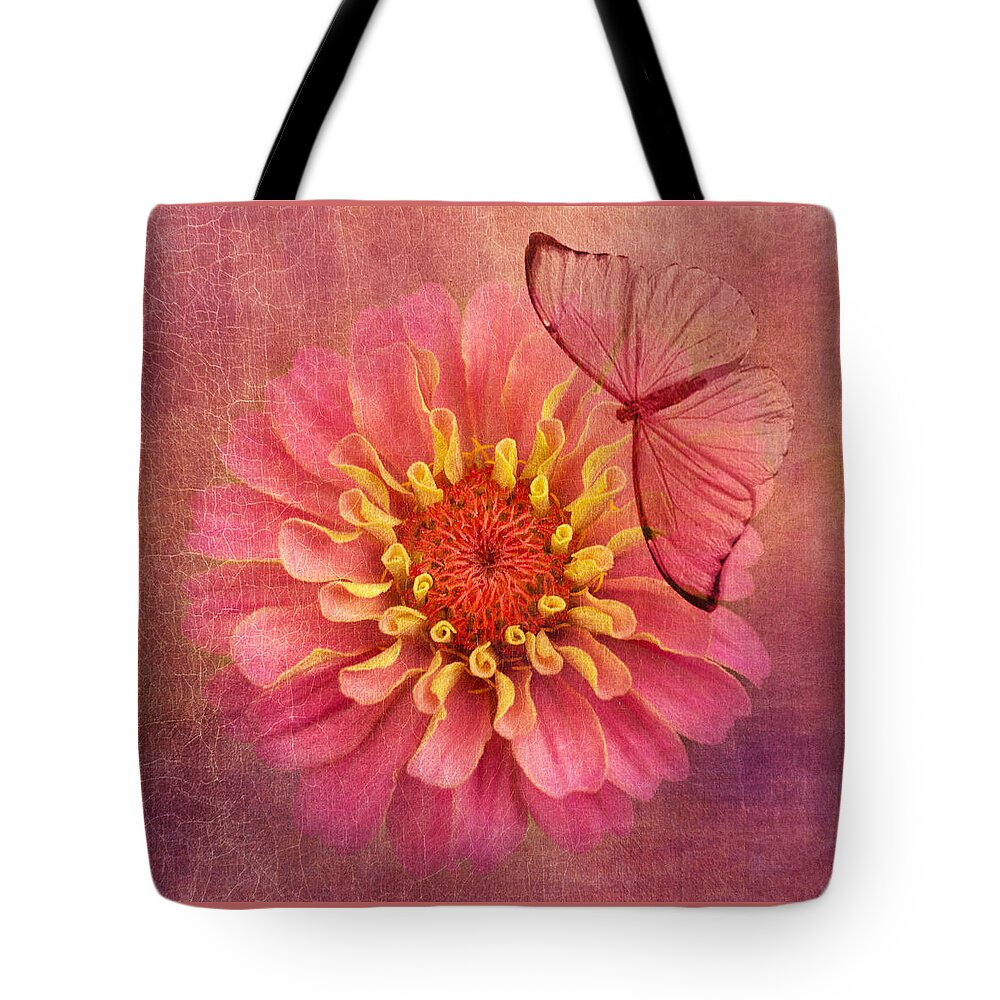 Vintage Tote Bag featuring the photograph Fly With Me by Marina Kojukhova