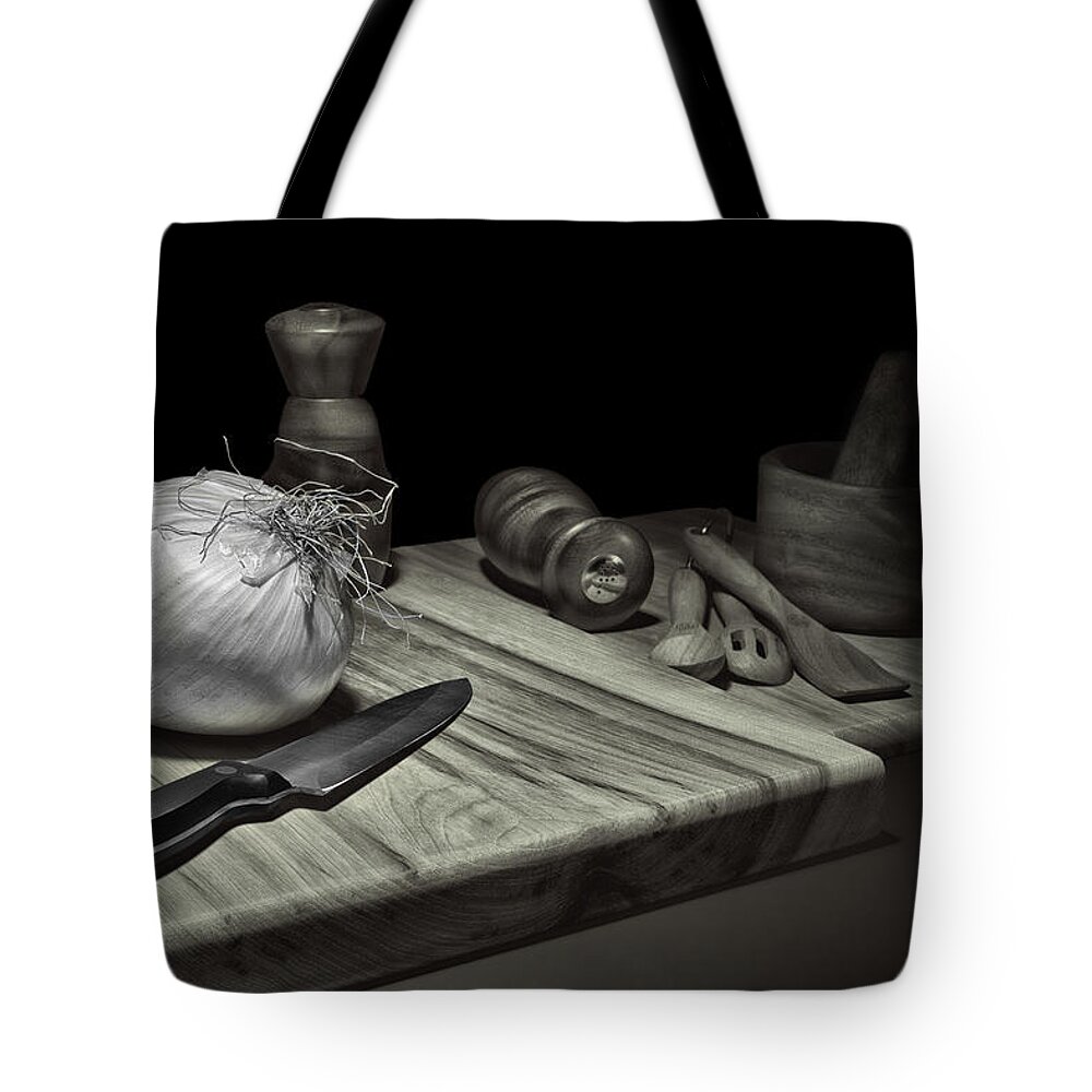 Aroma Tote Bag featuring the photograph Food Prep Still Life by Tom Mc Nemar
