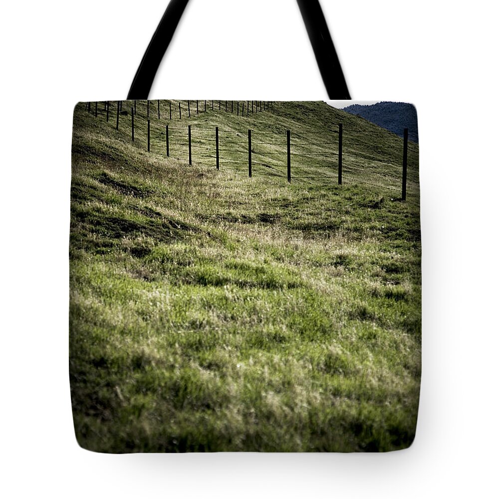Hilltop Tote Bag featuring the photograph Foothills of the Tehachipis by Rich Collins