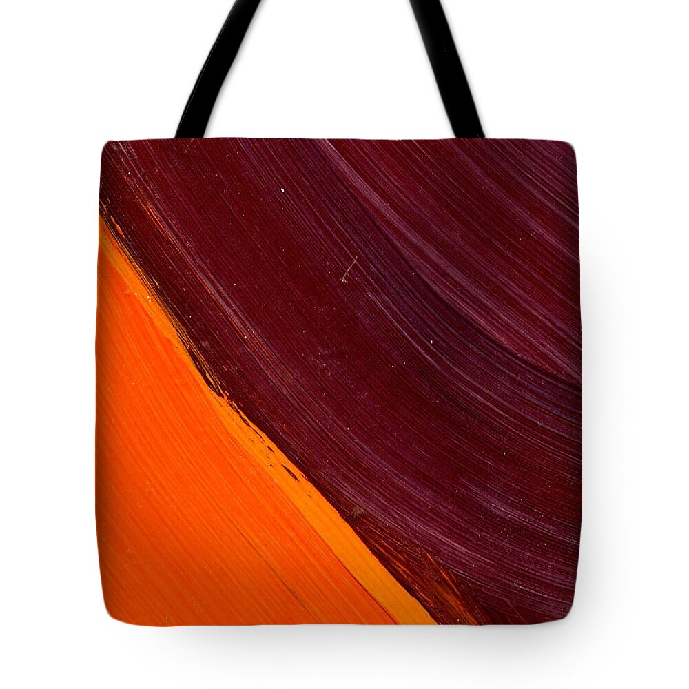 Brown Tote Bag featuring the painting For the Love of Paint - 4 by Steve Sommers