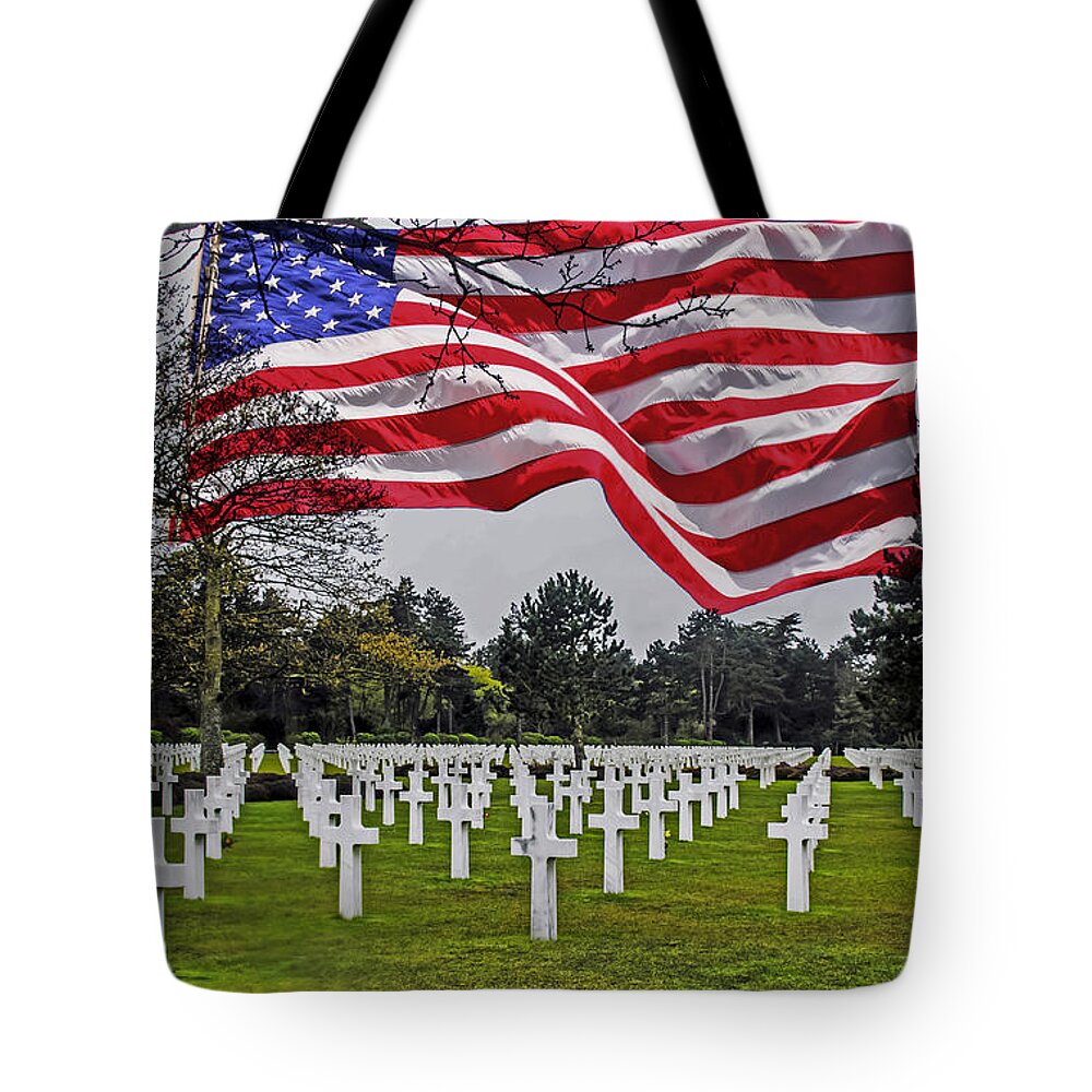 Travel Tote Bag featuring the photograph D Day Remembered by Elvis Vaughn