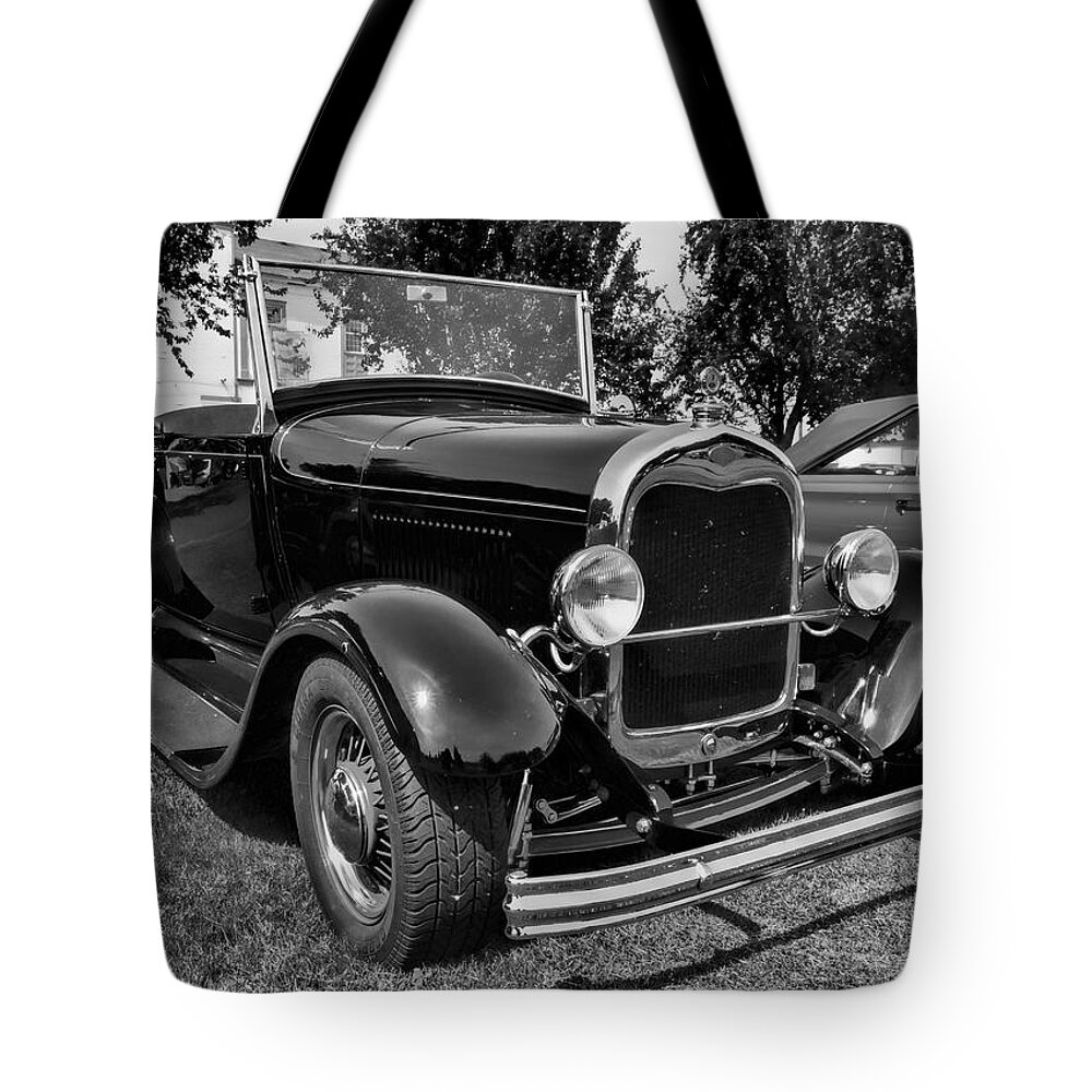 Hot Rod Tote Bag featuring the photograph Ford Roadster by Ron Roberts