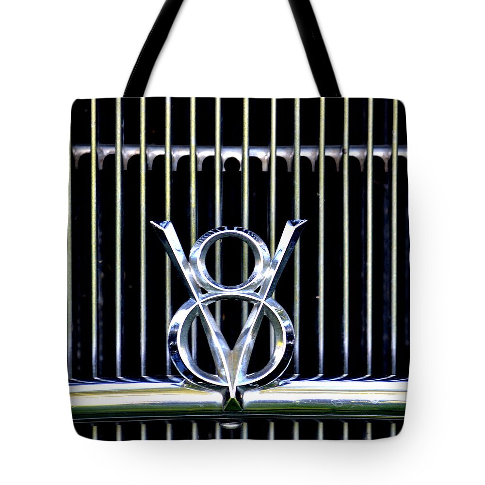 Ford Tote Bag featuring the photograph Ford V8 by Dean Ferreira