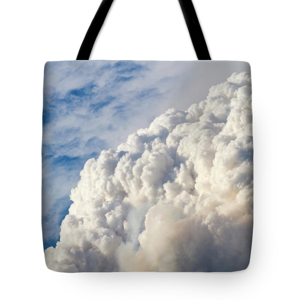 Montana Tote Bag featuring the photograph Forrest Fire Clouds by Mark Miller Photos