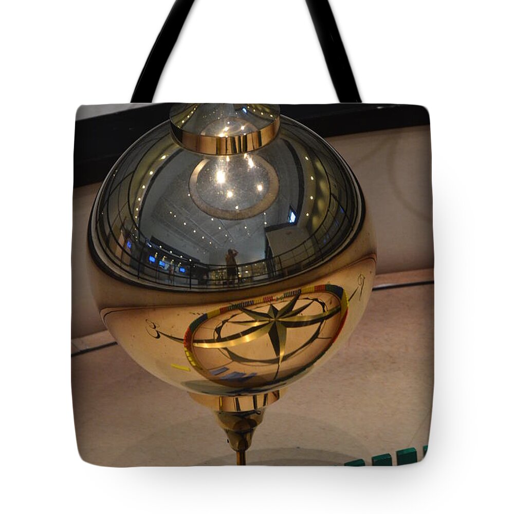 Foucault's Pendulum Tote Bag featuring the photograph Foucalt's Pendulum by Robert Meanor
