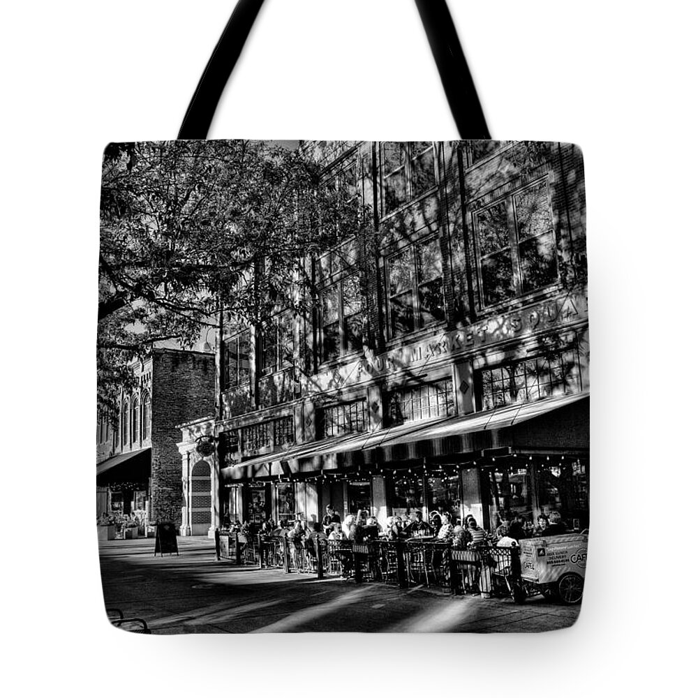 Four Market Square Tote Bag featuring the photograph Four Market Square in Knoxville by David Patterson