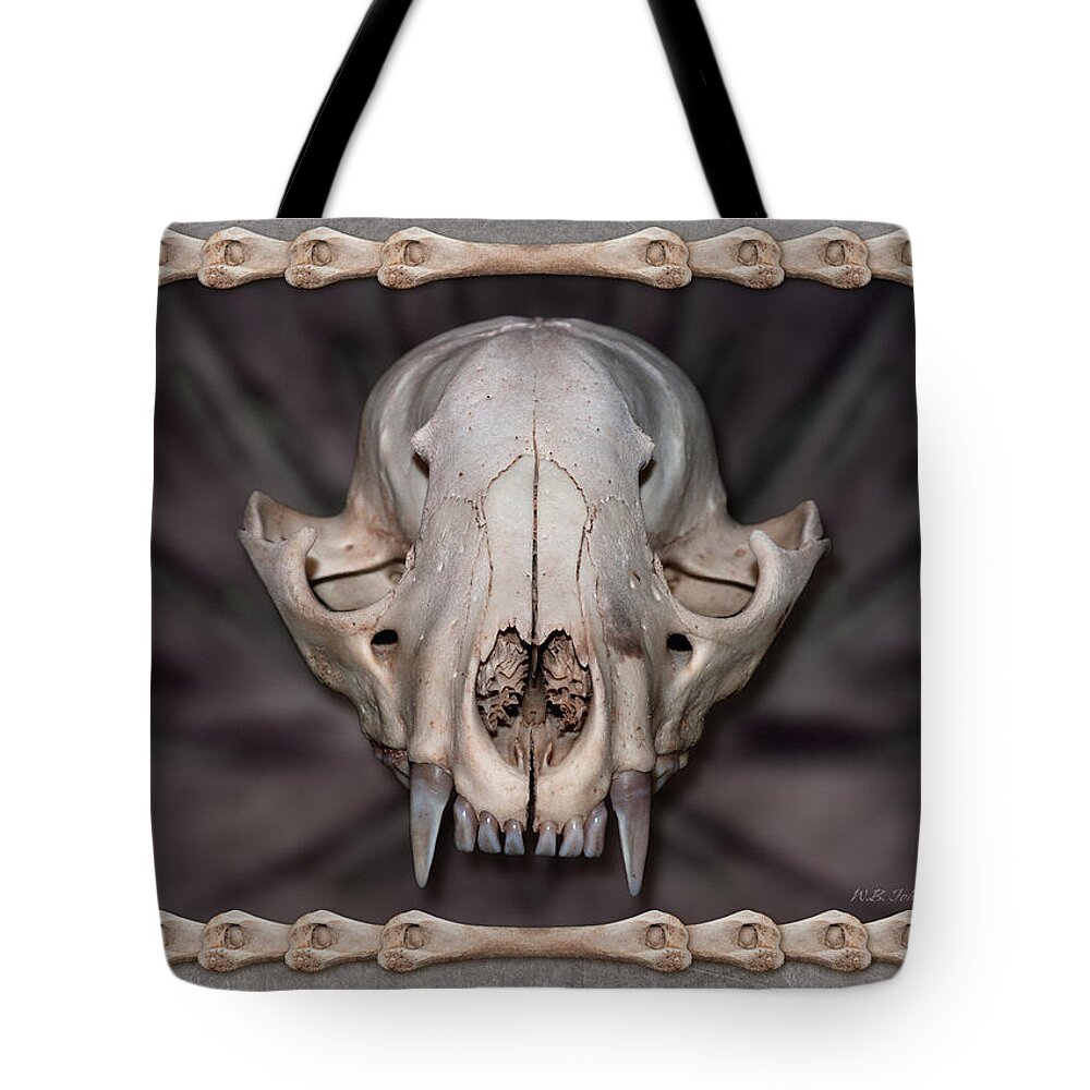Fox Tote Bag featuring the photograph Foxbone 10 by WB Johnston