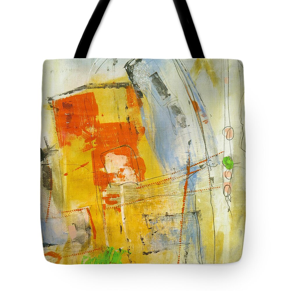 Katie Black Tote Bag featuring the painting Fragile by Katie Black