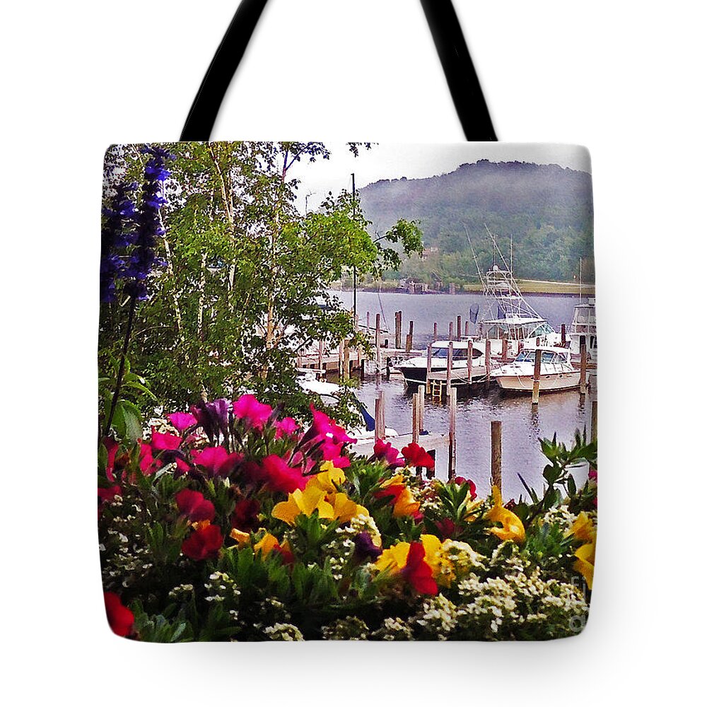 Marinas Tote Bag featuring the photograph Fragrant Marina by Lydia Holly