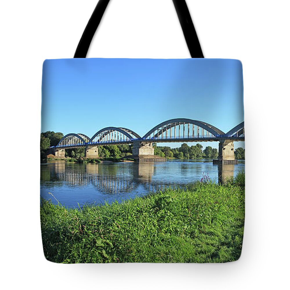 Tranquility Tote Bag featuring the photograph France, Loire River by Hiroshi Higuchi