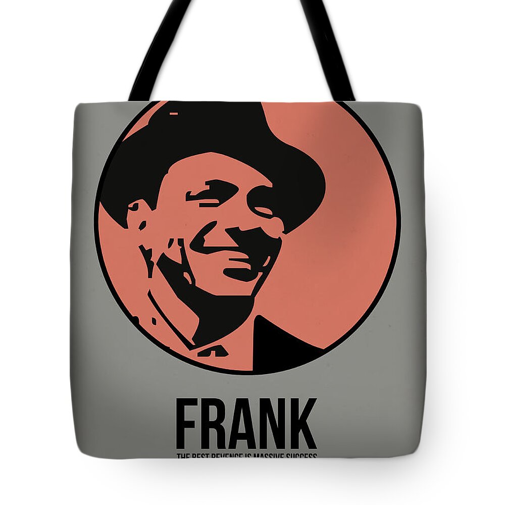 Music Tote Bag featuring the digital art Frank Poster 1 by Naxart Studio