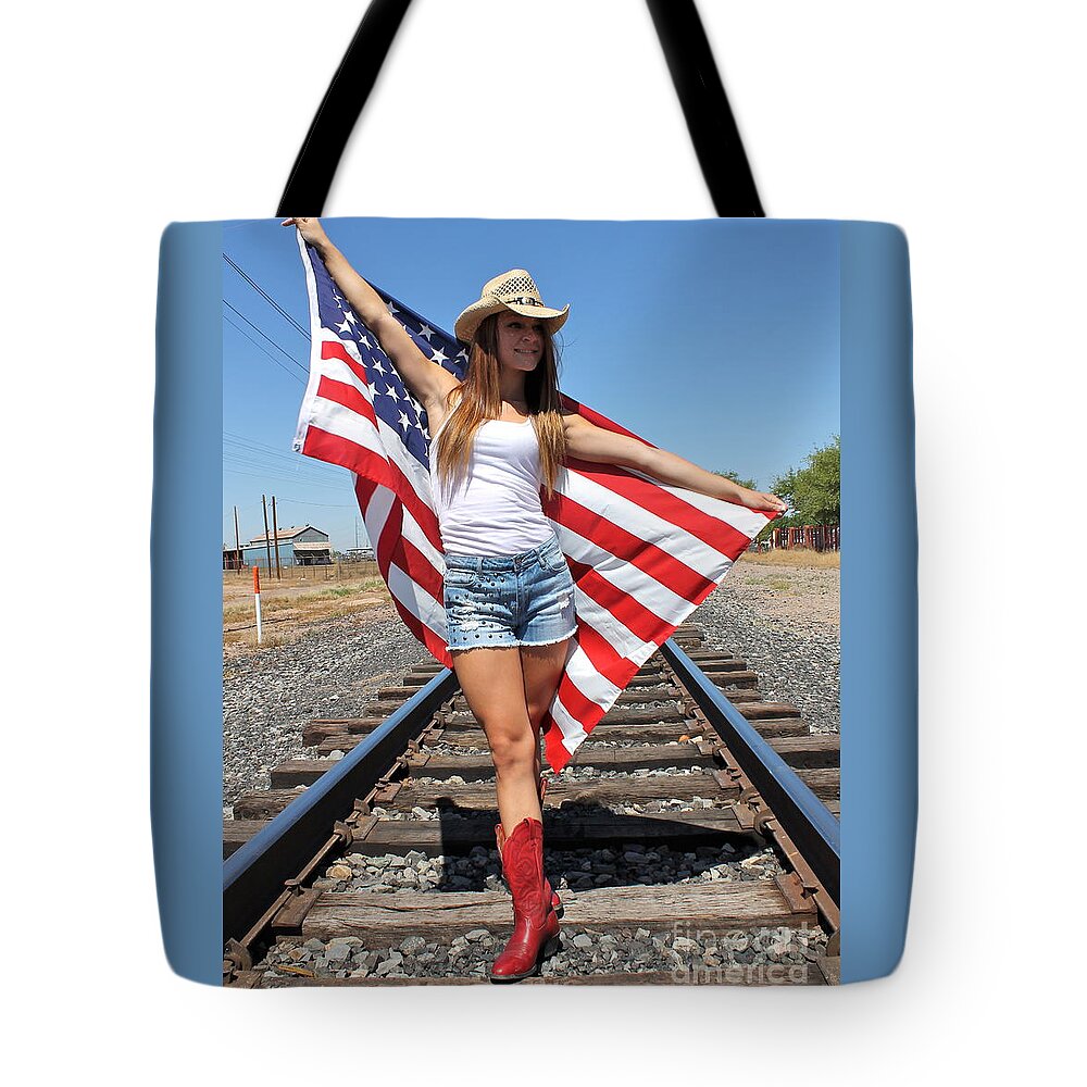 Freedom Tote Bag featuring the photograph Freedom Reigns by Pamela Walrath