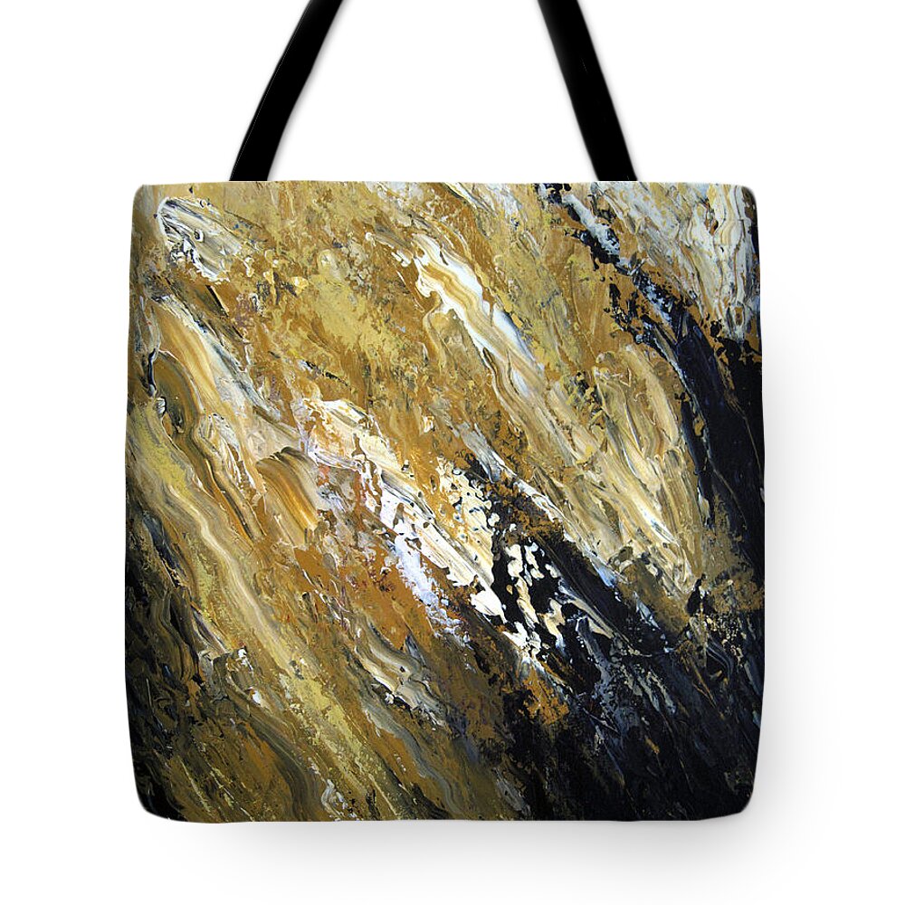 Texture Tote Bag featuring the painting Freeflow by Roberta Rotunda