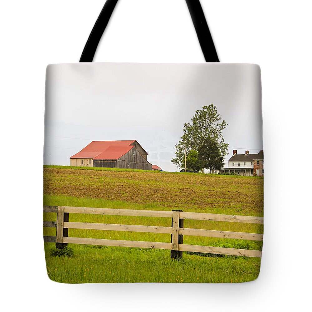 Landscape Tote Bag featuring the photograph French Town Road by David Jackson