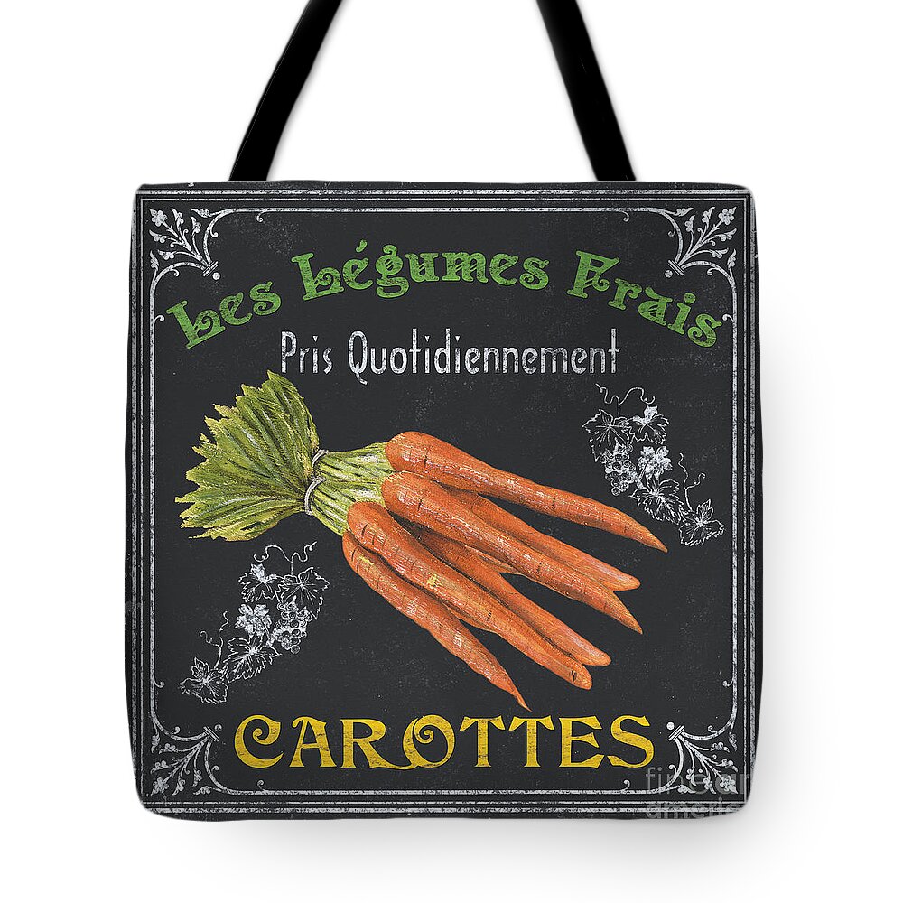 Produce Tote Bag featuring the painting French Vegetables 4 by Debbie DeWitt