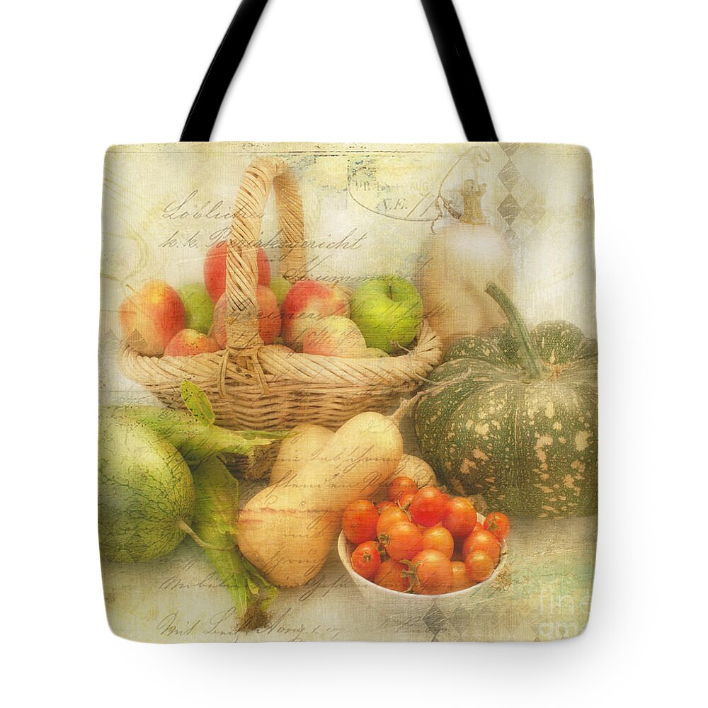 Vegetables Tote Bag featuring the photograph Fresh from the Garden by Linda Lees