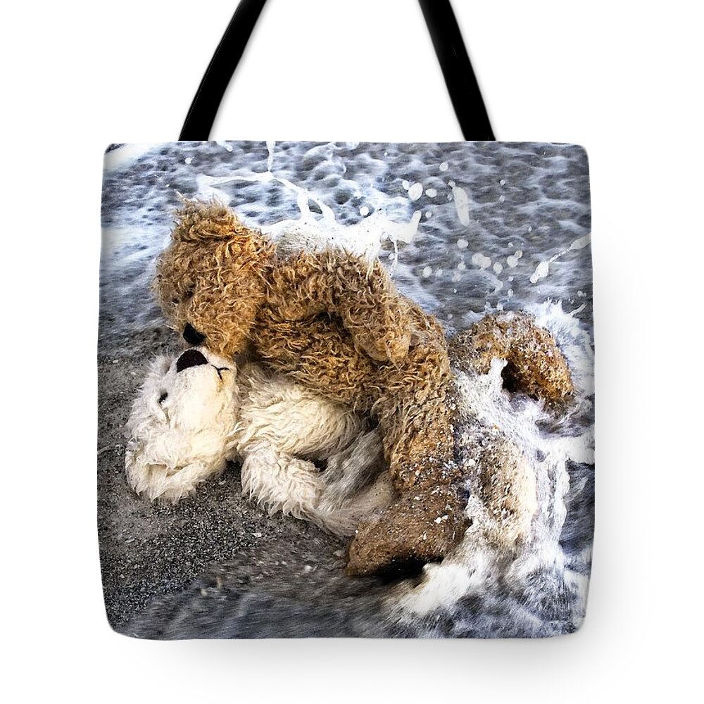 Teddy Bear Tote Bag featuring the photograph From Bear To Eternity - By William Patrick and Sharon Cummings by Sharon Cummings