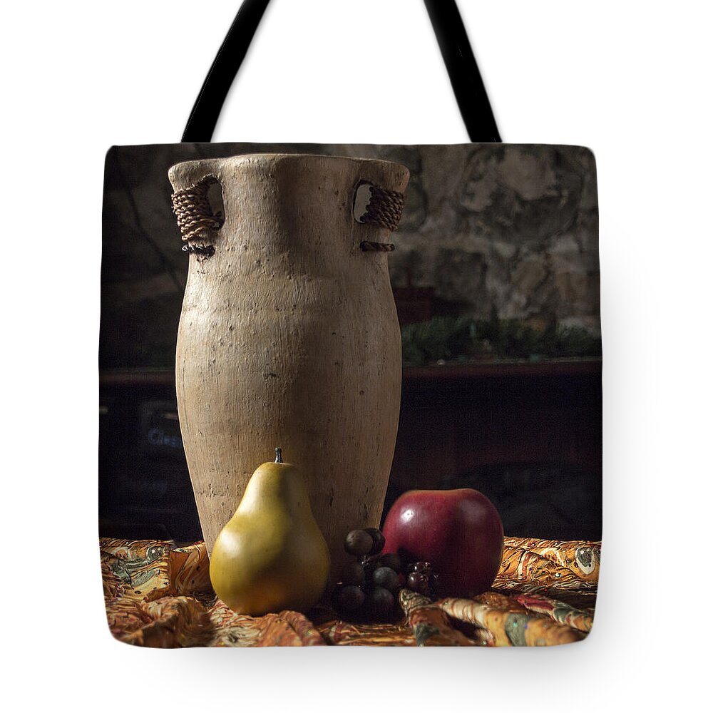 Vase Tote Bag featuring the photograph From days past by Joann Long