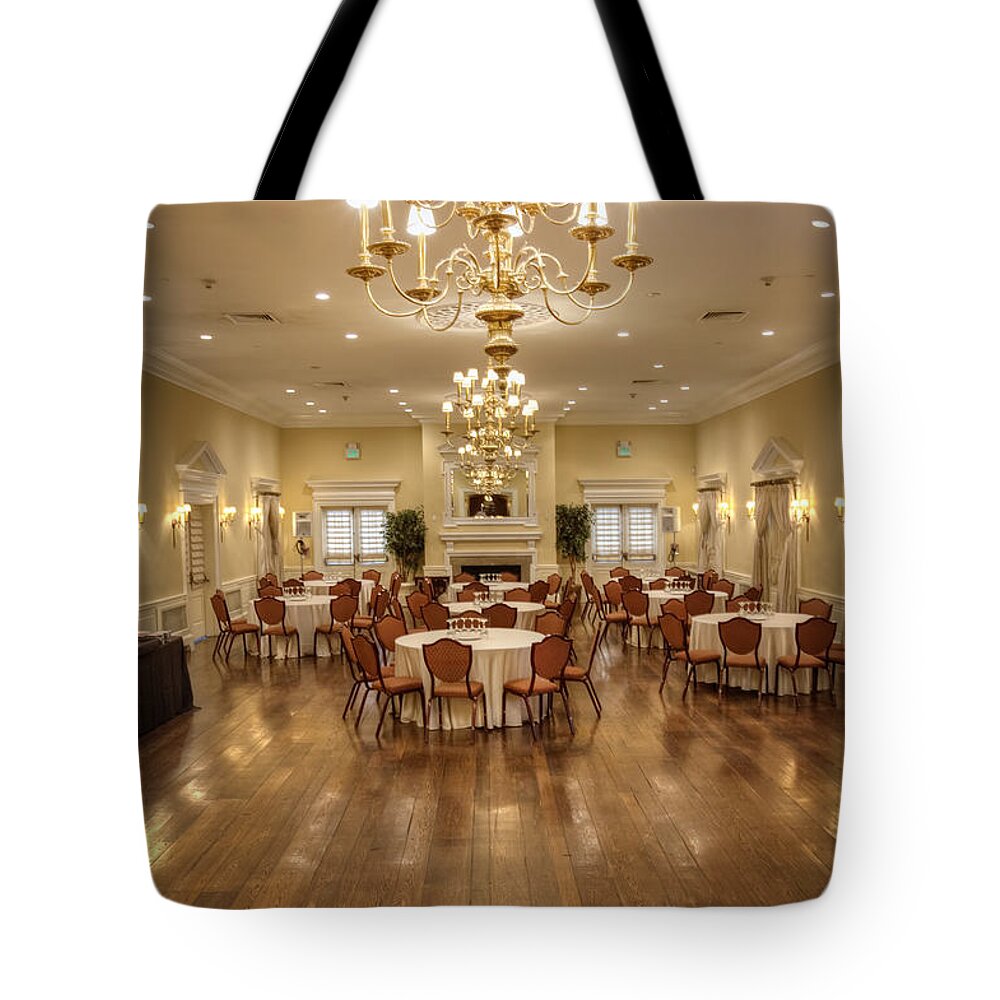 Chandelier Tote Bag featuring the photograph From The Depth Of Silence by Evelina Kremsdorf