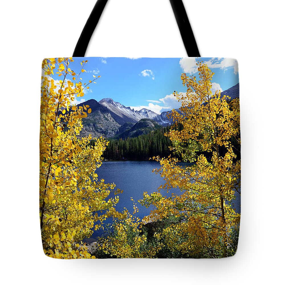 Longs Tote Bag featuring the photograph Frosted Mountain by Tranquil Light Photography
