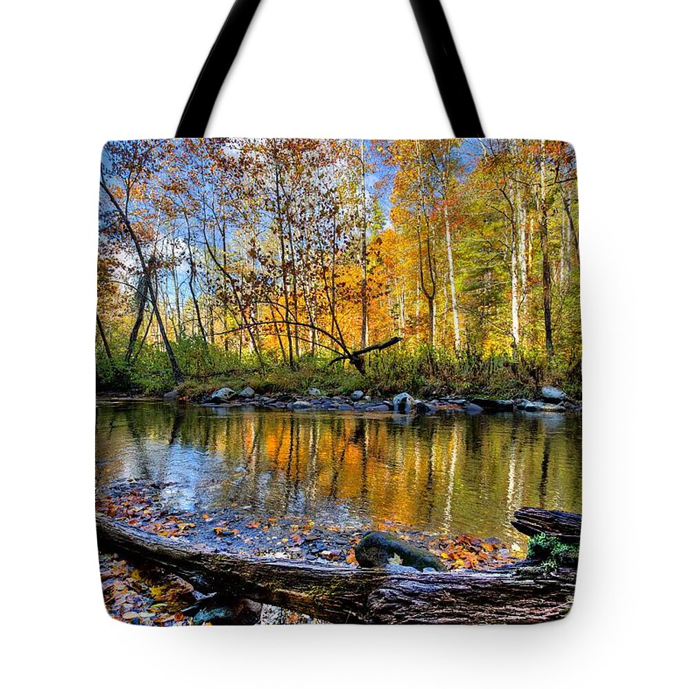 Appalachia Tote Bag featuring the photograph Full Box of Crayons by Debra and Dave Vanderlaan