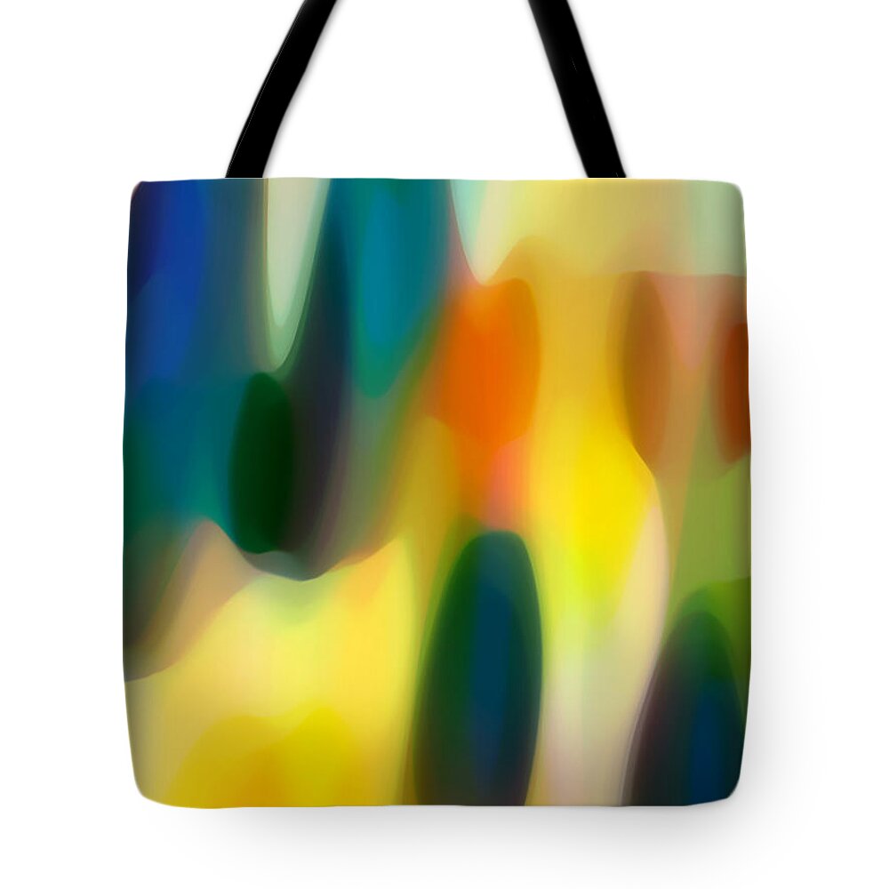 Bold Tote Bag featuring the painting Fury Rain 5 by Amy Vangsgard