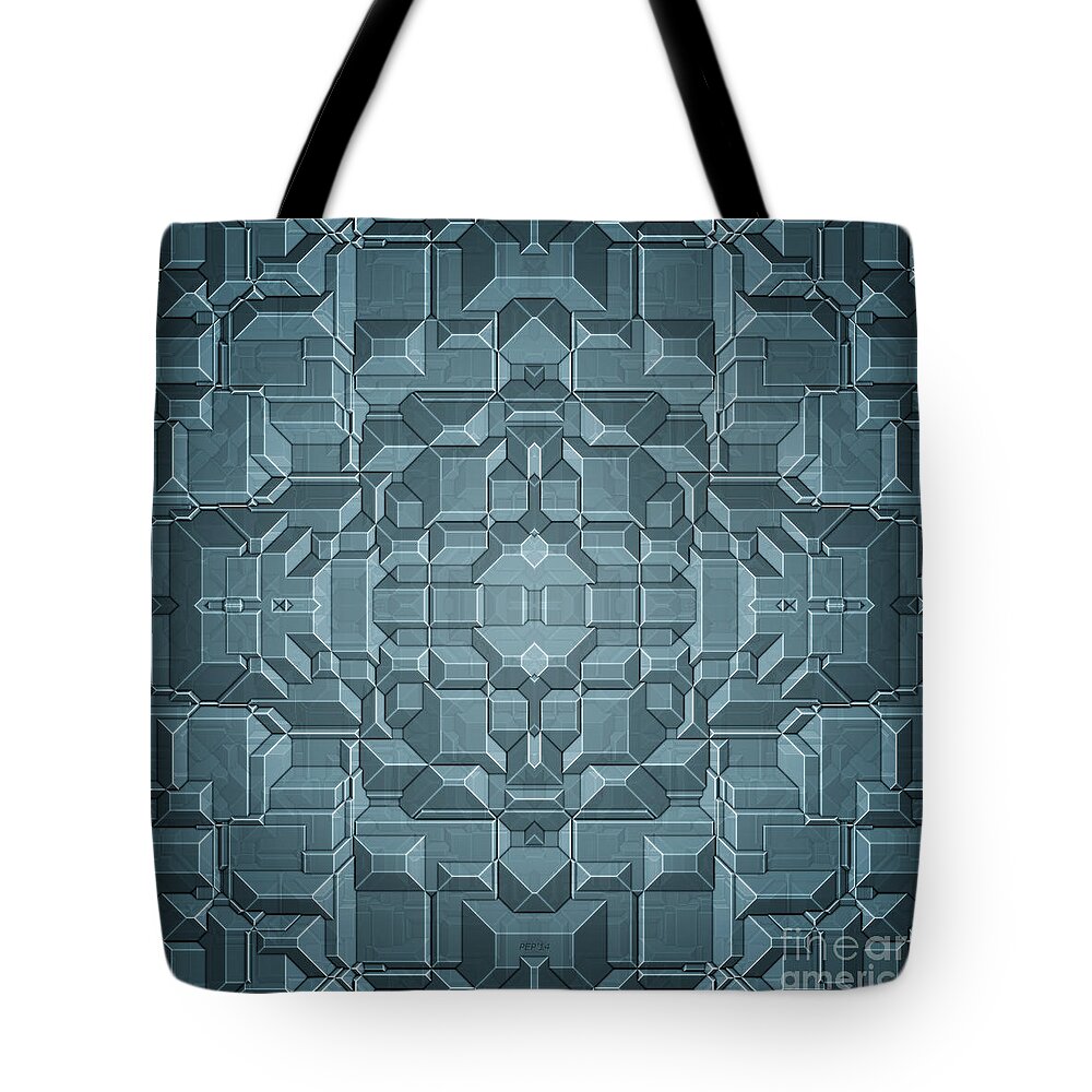 Science Fiction Tote Bag featuring the digital art Future Sci Fi City by Phil Perkins