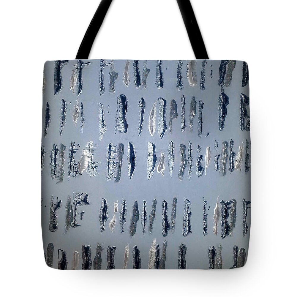 Abstract Painting Tote Bag featuring the painting G11 by KUNST MIT HERZ Art with heart