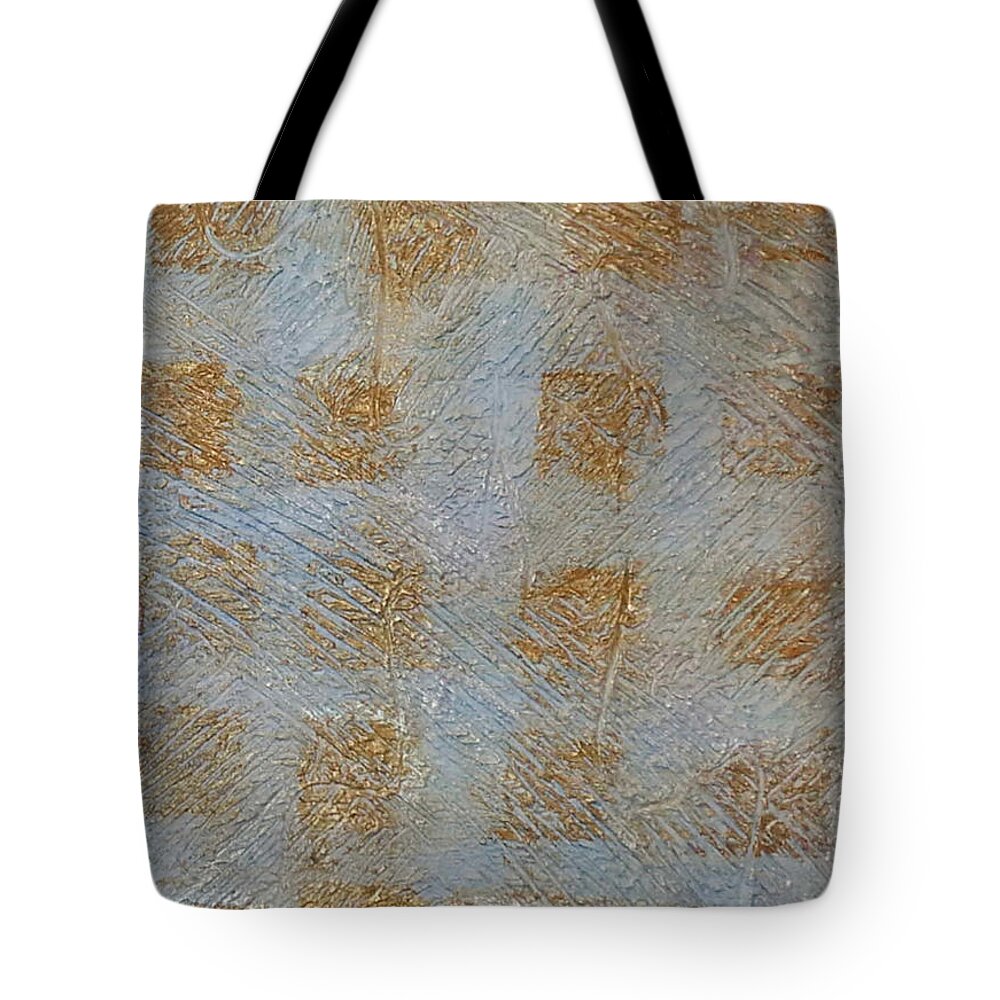 Abstract Painting Tote Bag featuring the painting G5 - shiny by KUNST MIT HERZ Art with heart