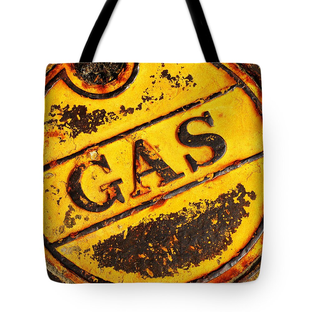 Gas Tote Bag featuring the photograph GAS by Randi Kuhne