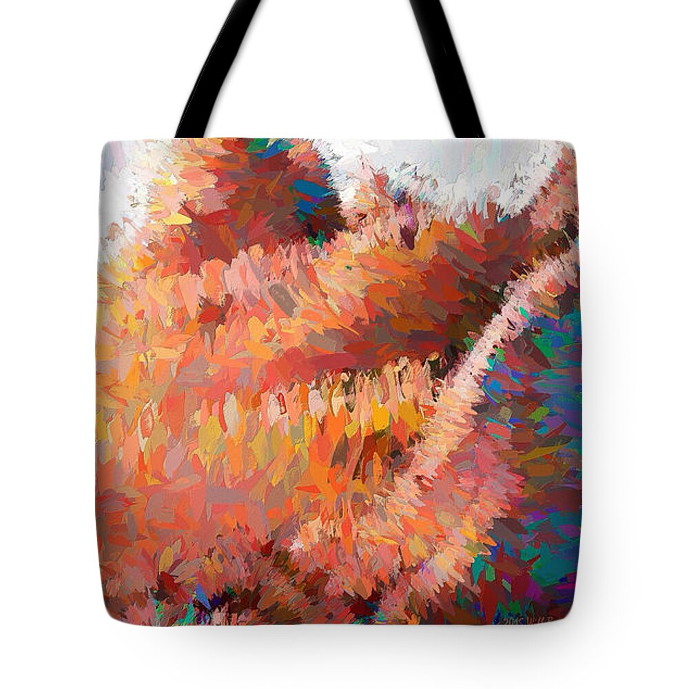 Congregation Tote Bag featuring the painting Gathering in the Hills by Will Barger