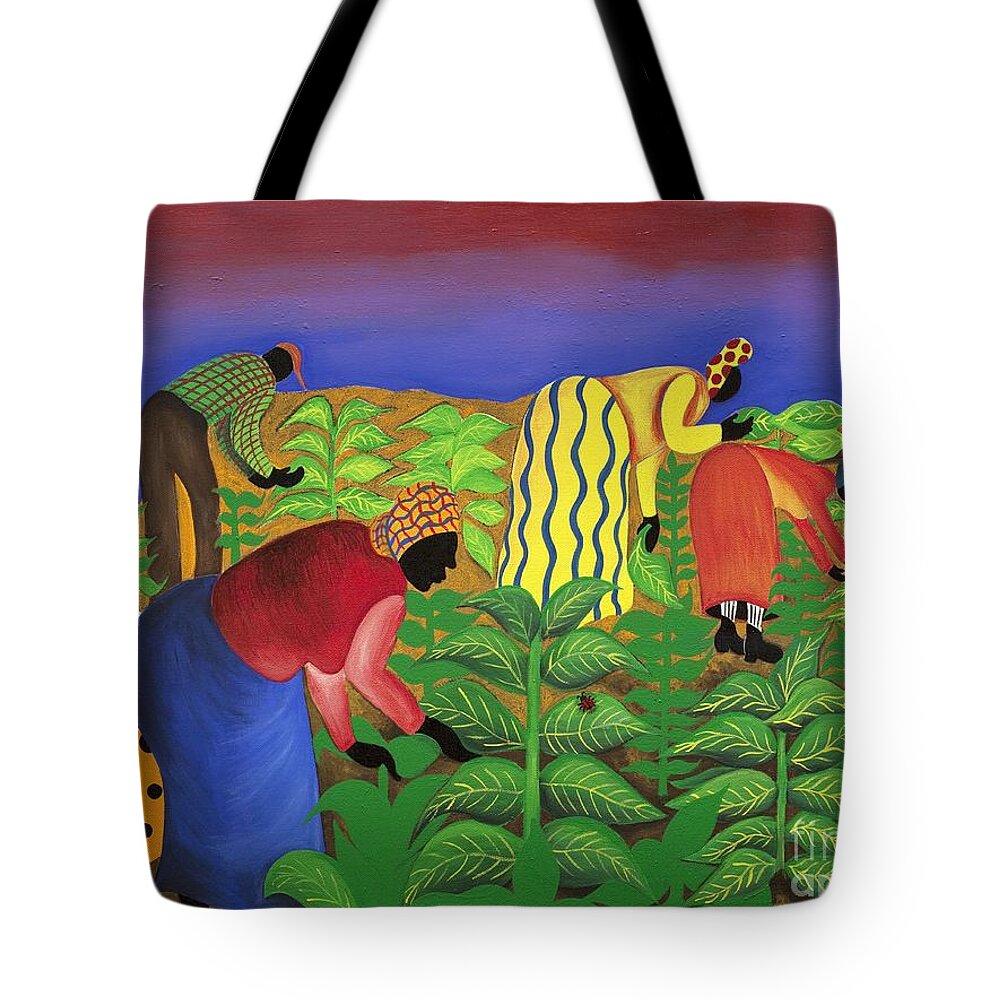 Sabree Tote Bag featuring the painting Gathering Precious Waves by Patricia Sabreee
