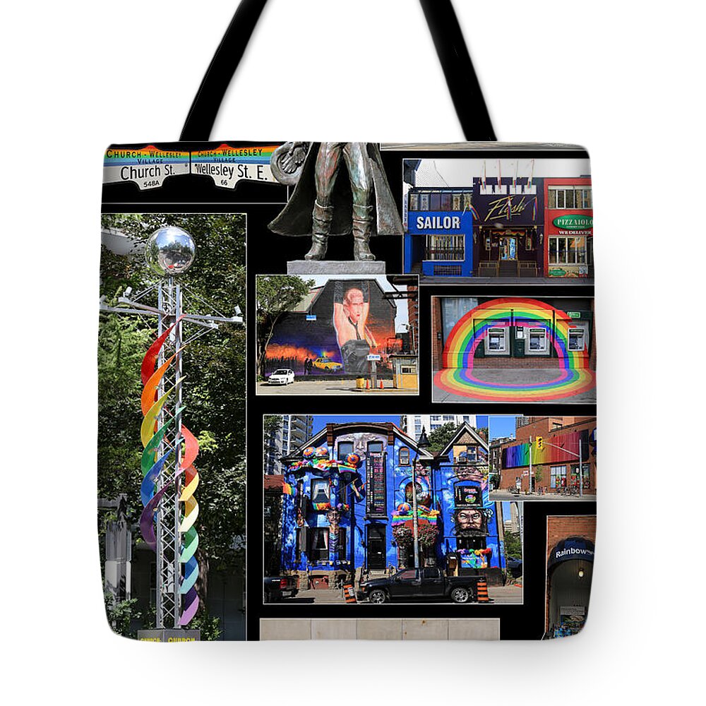 Toronto Tote Bag featuring the photograph Gay Village 1 by Andrew Fare