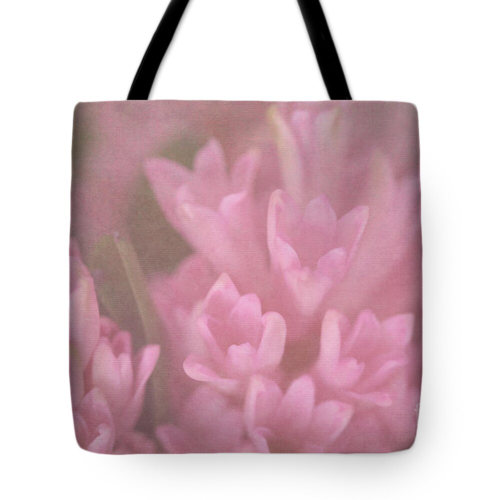 Pink Tote Bag featuring the digital art Gentle Pink Dreams by Jayne Carney