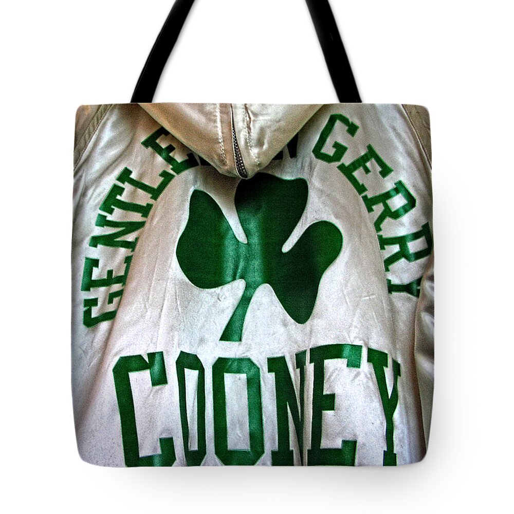 Sports Tote Bag featuring the photograph Gentleman Gerry Cooney's Robe by Mike Martin